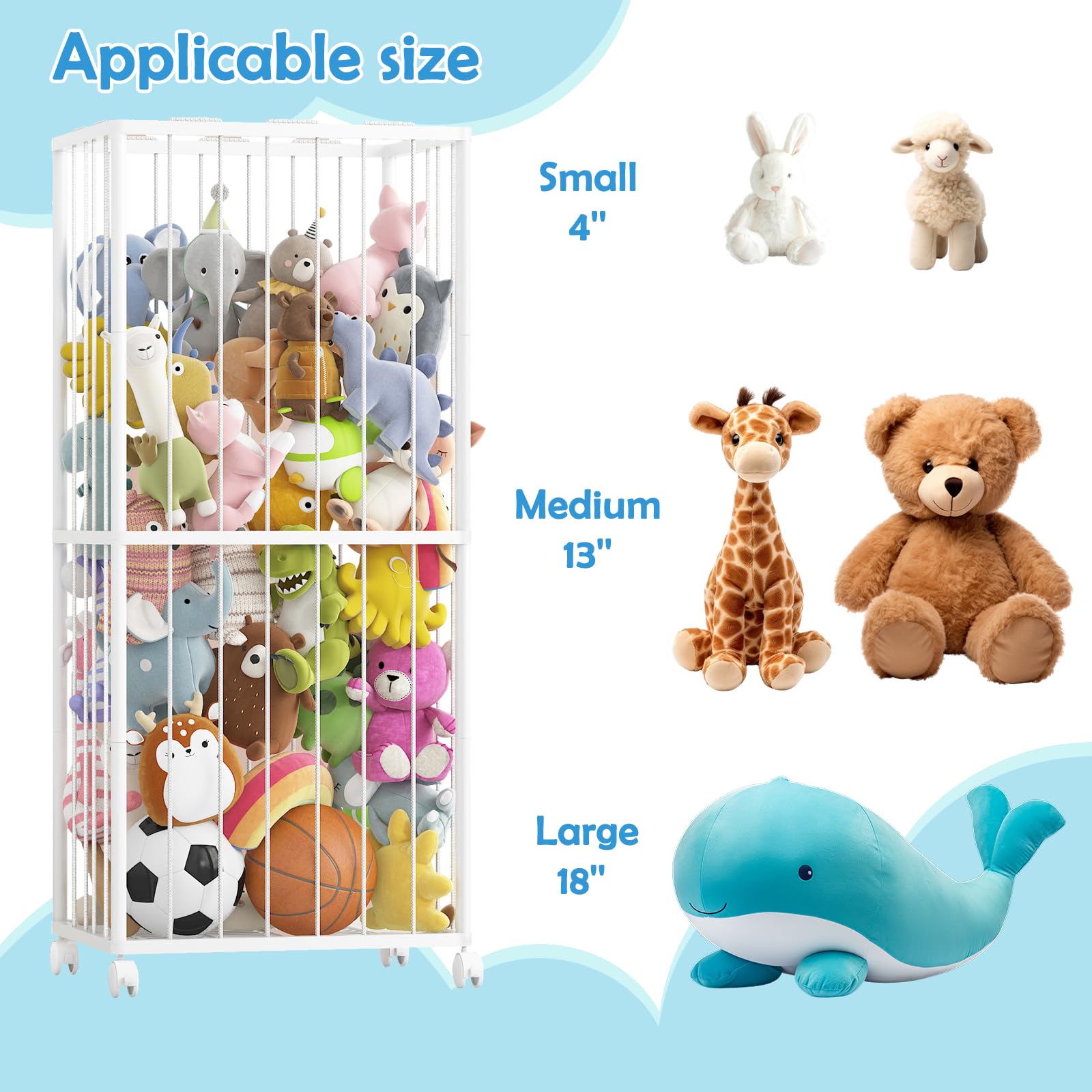 Fixwal display spot for plushies helps kids learn tidy organization