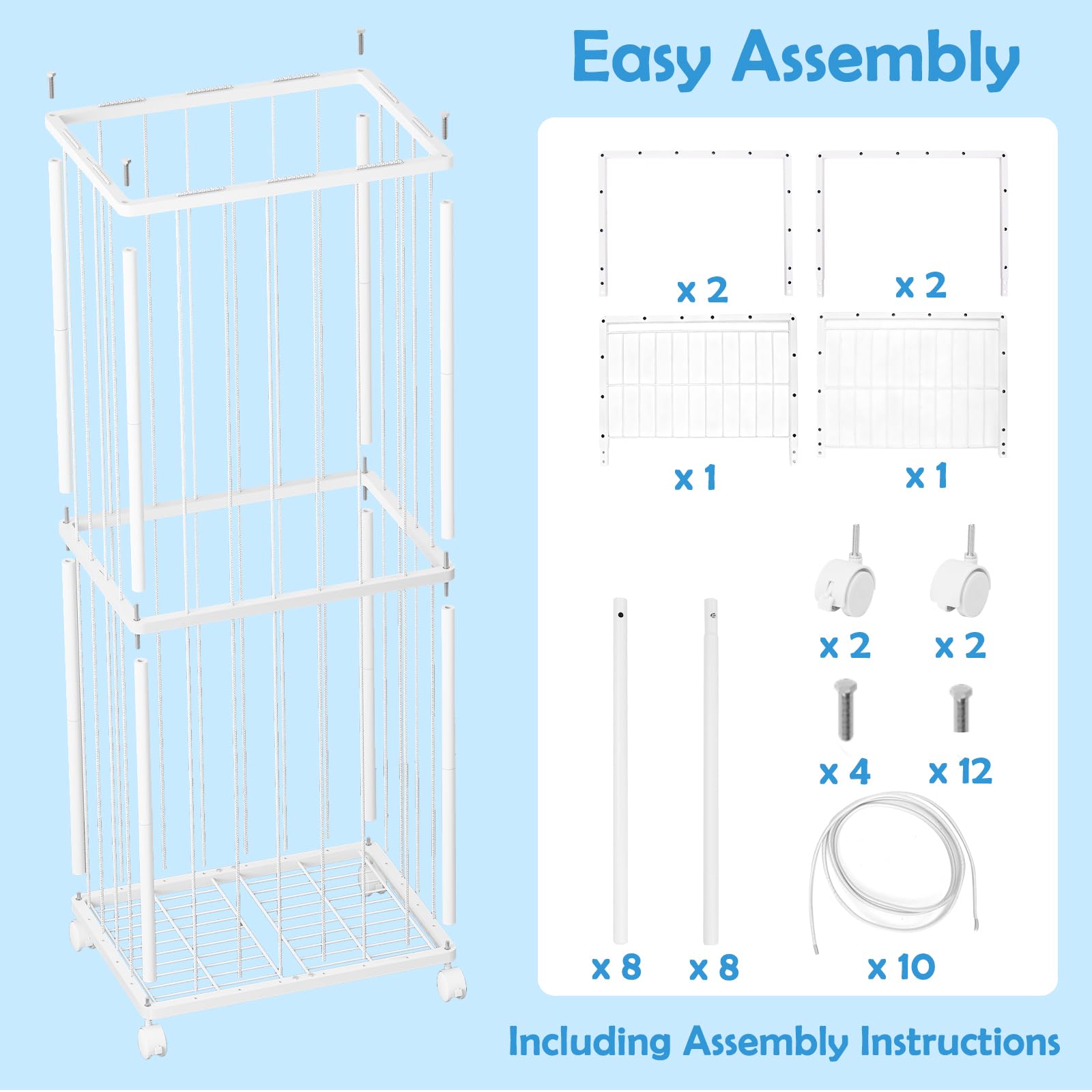 Fixwal toy storage with mobile rollers offers quick redeployment to play areas