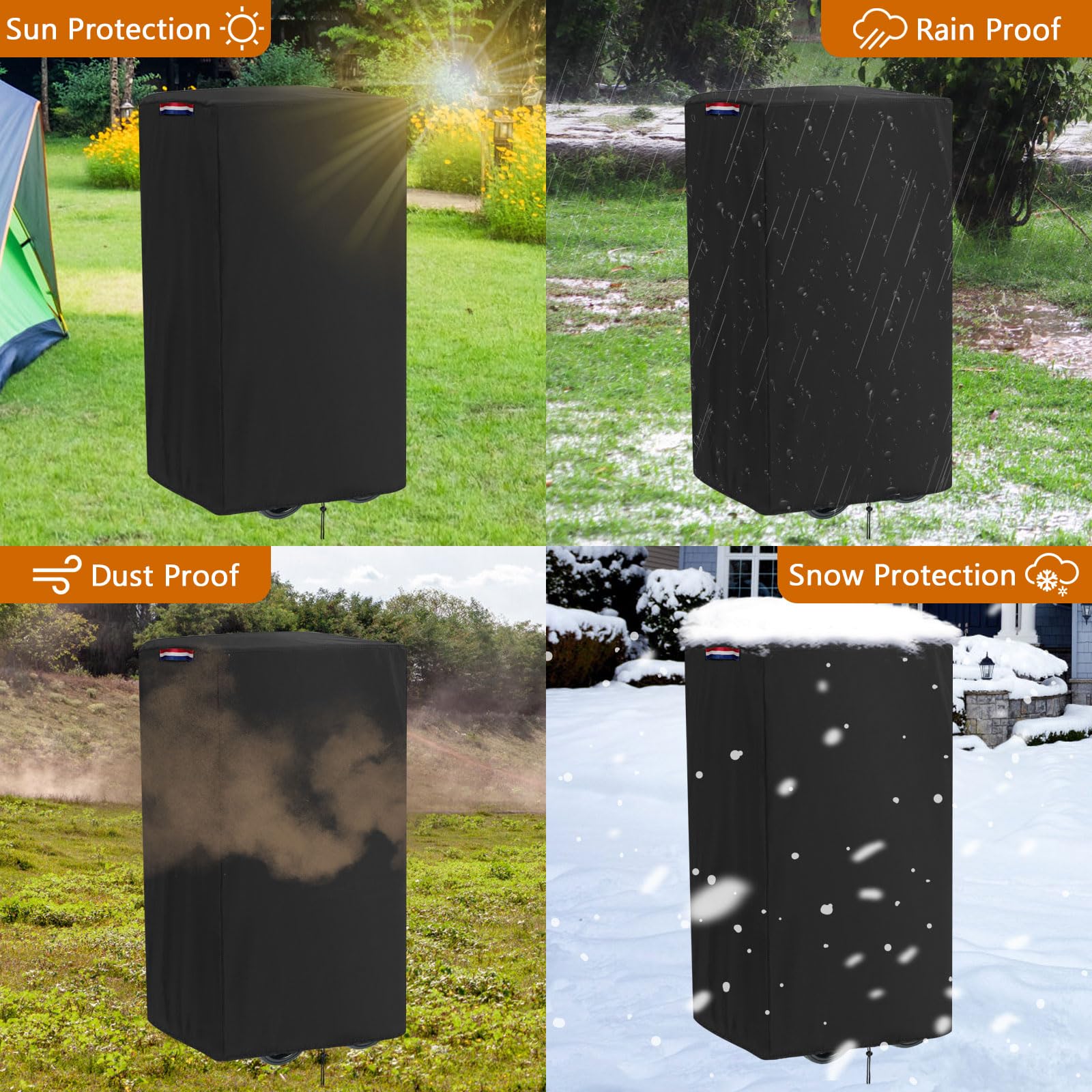 Fizentia wagon cover easy-clean and foldable for tidy storage