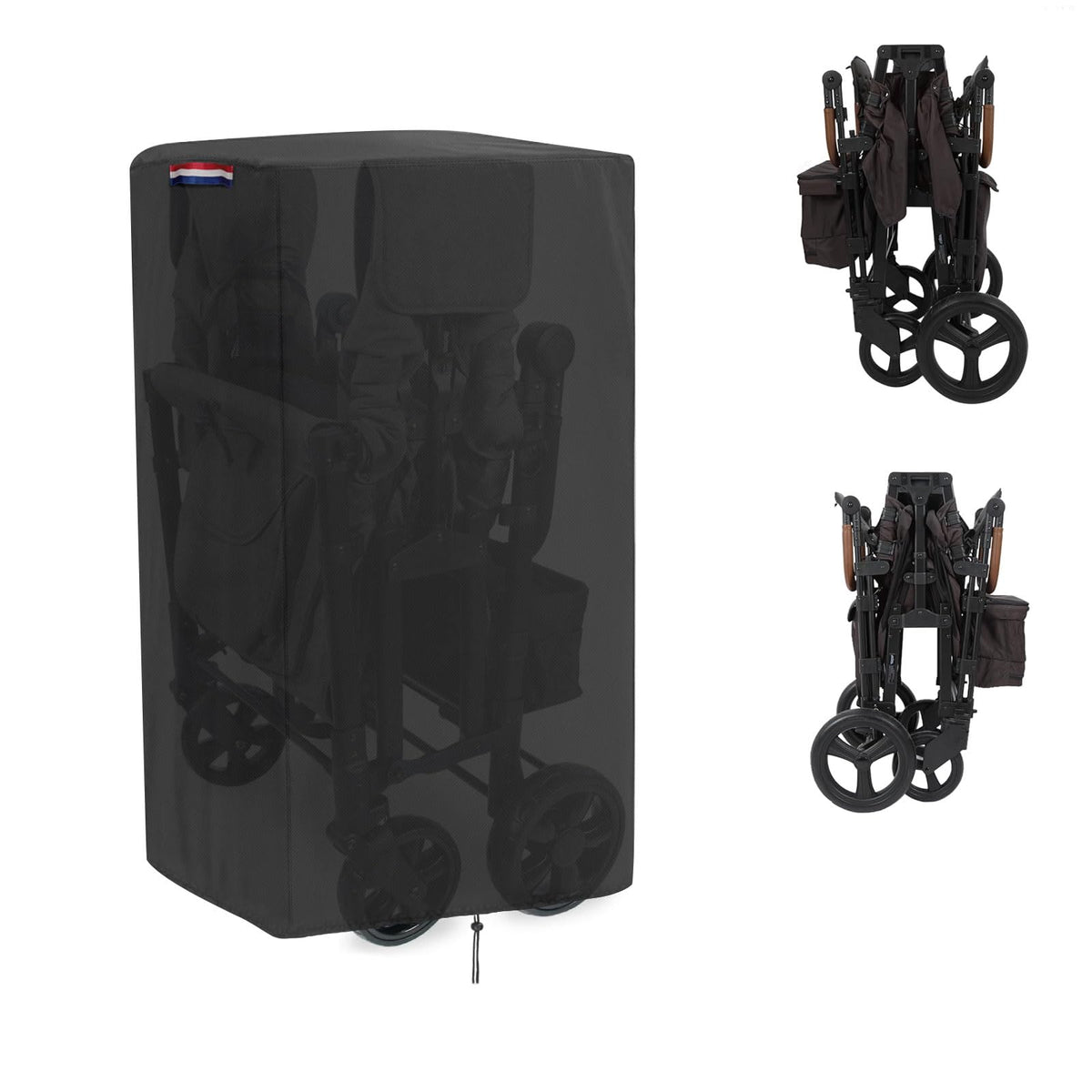 Fizentia wagon cover general fit protects Jeep Wagon strollers from rain and dust