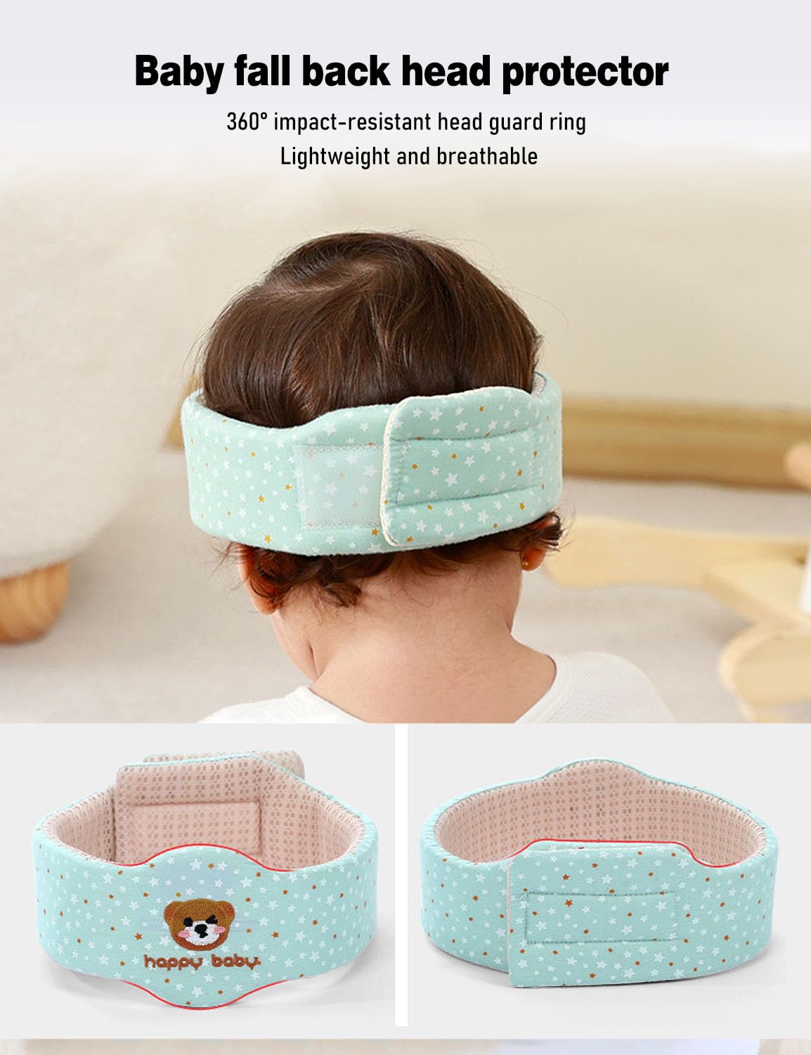Fizzest Head Protector close-up cushion detail shows breathable design for comfort