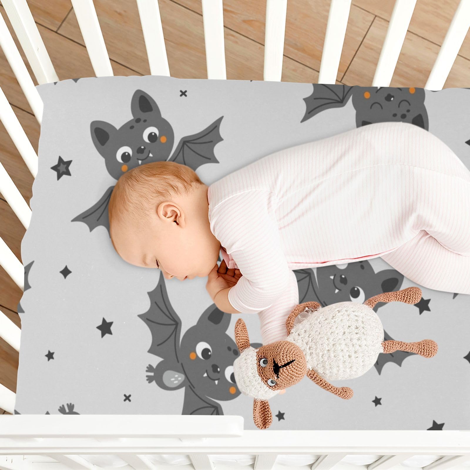 FJDENG crib sheet machine-wash-friendly care for busy parents