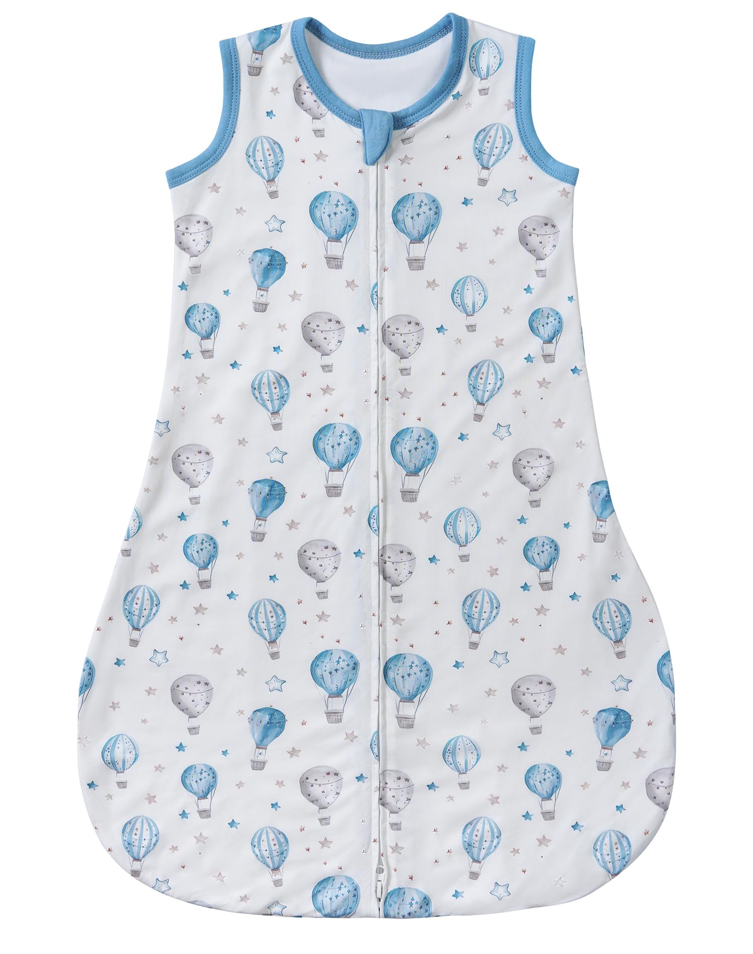 FJORHAL bamboo sleep sack front view highlights ultra-soft fabric for gentle sleep