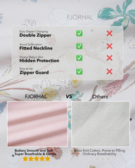 FJORHAL four-way stretch fabric with flat seams minimizes irritation during movement