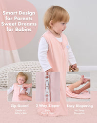 FJORHAL sleep sack with TOG 1.0 warmth for year-round comfort in moderate room temps