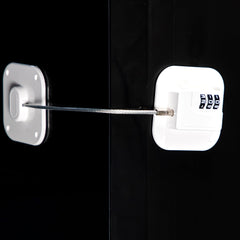 FKTUV Refrigerator Lock white 2pcs showcases compact, unobtrusive hardware for cabinets and fridges.