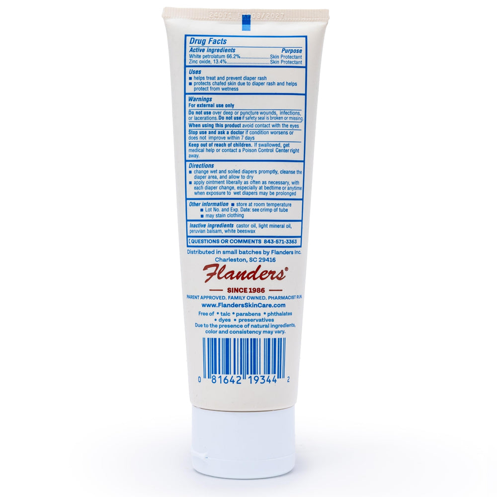 Flanders Buttocks Ointment family-owned brand promoting caregiver confidence.