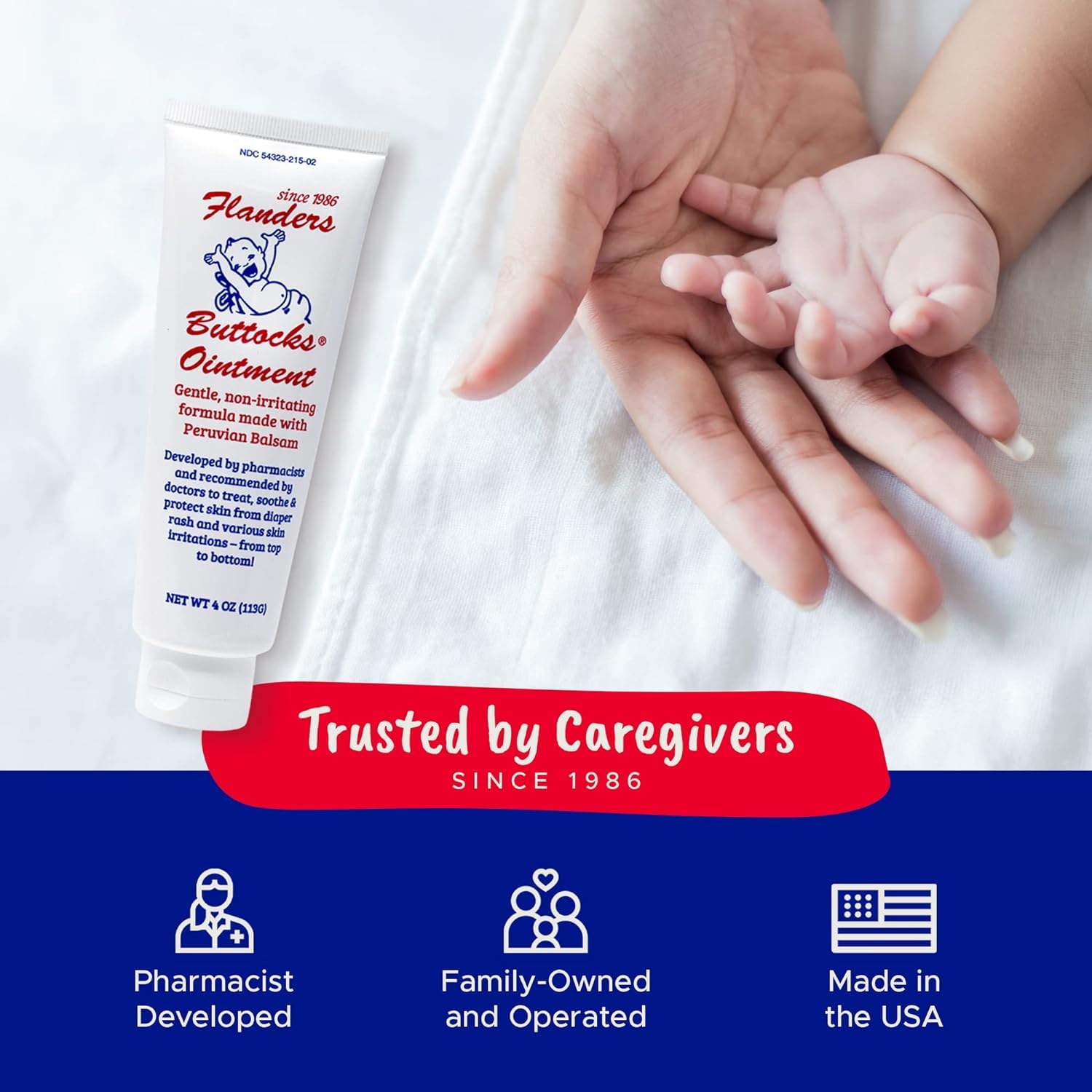Flanders Buttocks Ointment pharmacist-developed heritage and trust.
