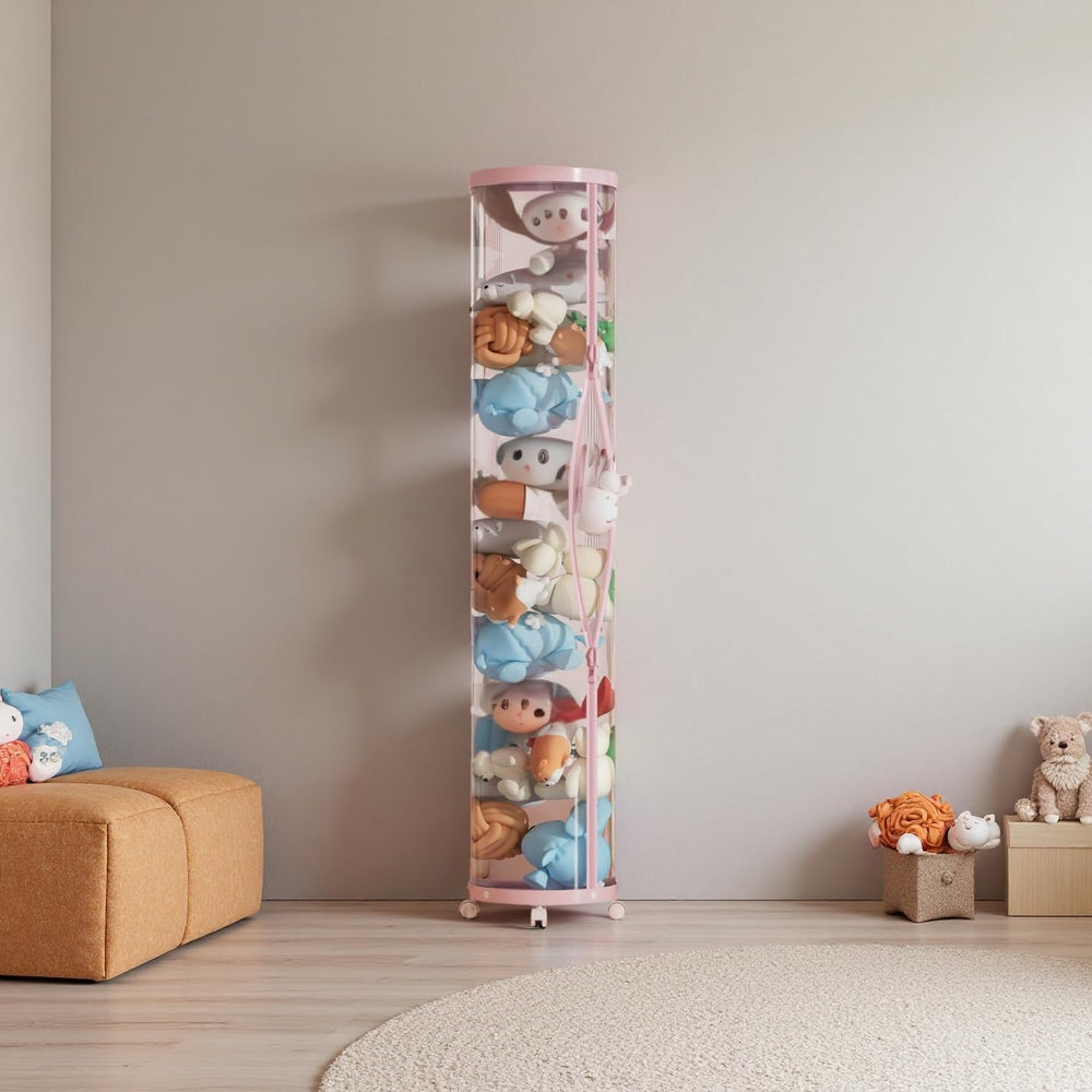 Flarelyare clear design speeds toy finding during playtime and cleanup.