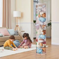 Flarelyare PET-clear material keeps toys visible while durable for everyday use.