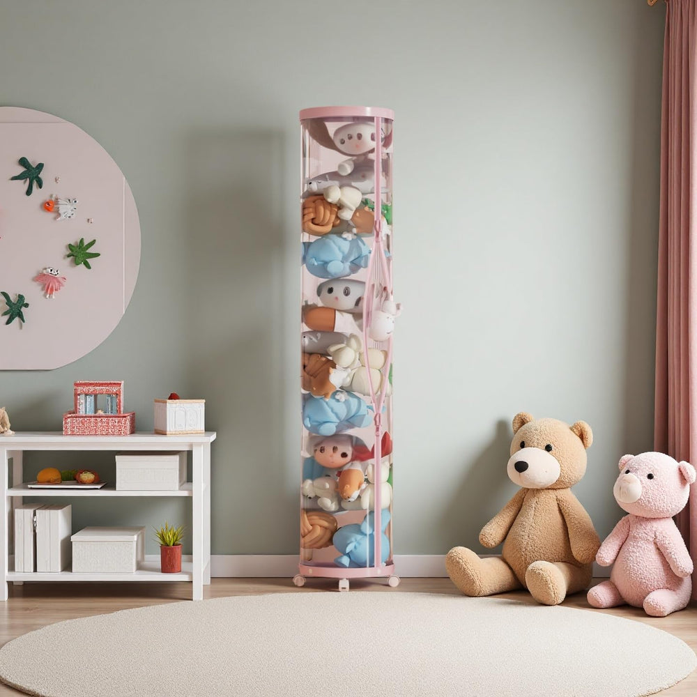 Flarelyare vertical display fits corners and adds playful decor to kids' spaces.