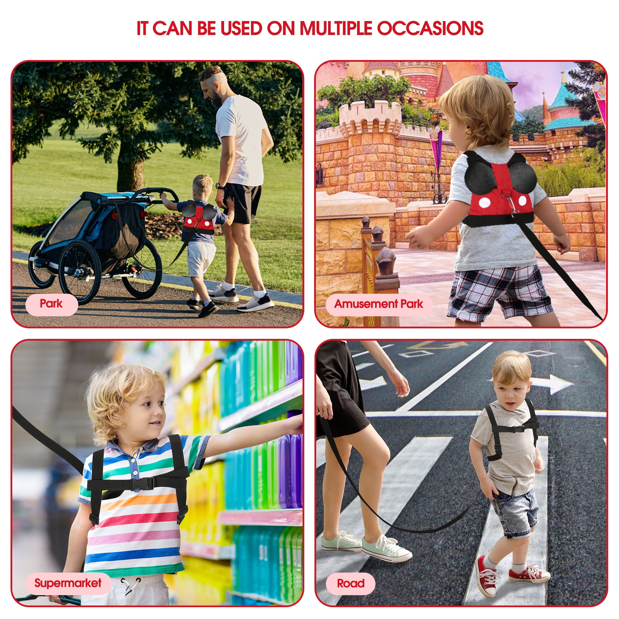 Flashbluer crowded-places-safety-harness keeps little ones close in busy venues