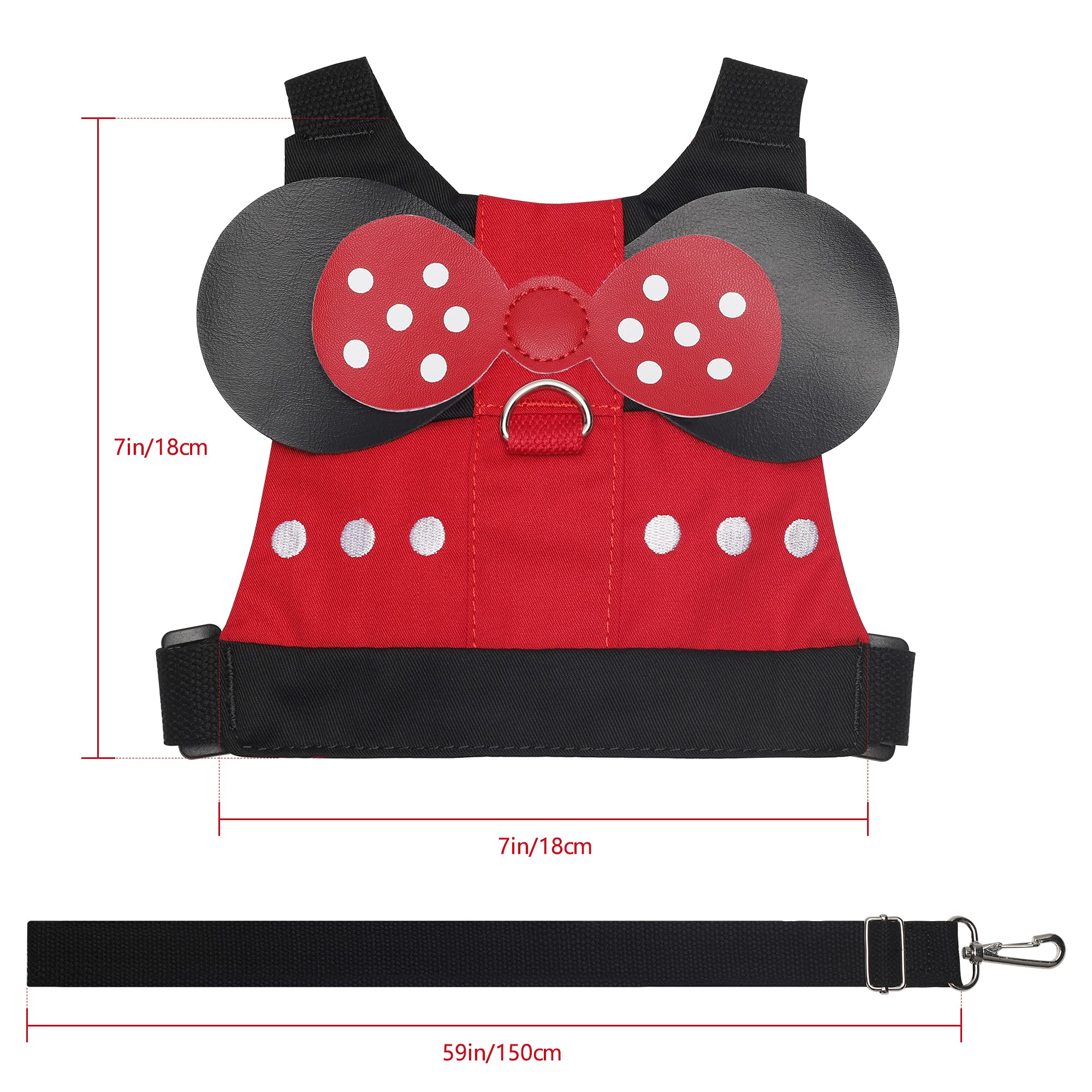 Flashbluer toddler harness adjustable-strap ensures comfortable wear through the day