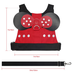 Flashbluer toddler harness adjustable-strap ensures comfortable wear through the day