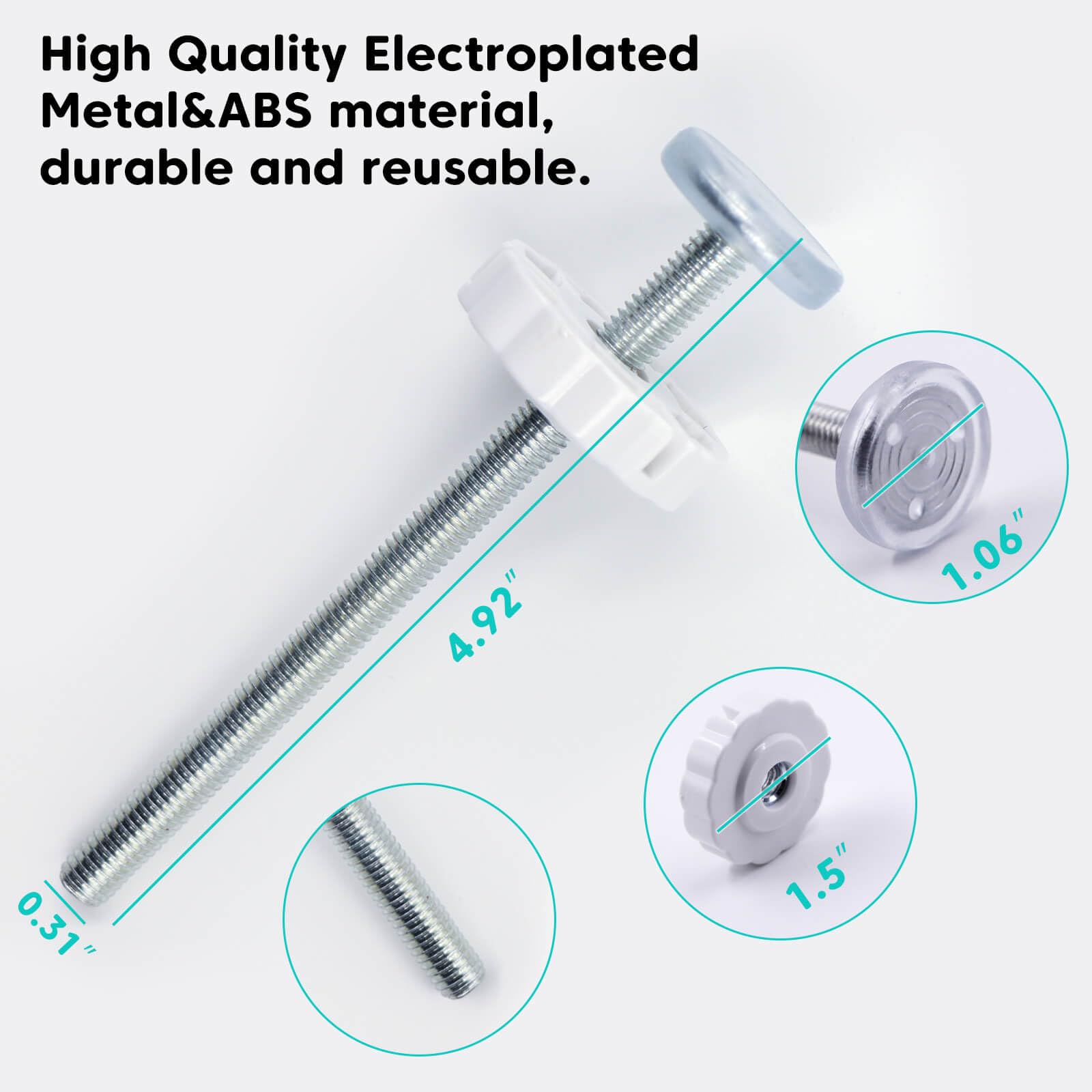 Flauzmann durable materials—PP, TPE wall cups and steel-core rods for reliability.