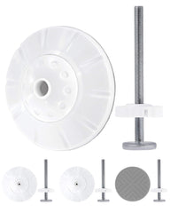 Flauzmann baby gate extender kit spindle rods, sturdy bolts for secure extension.