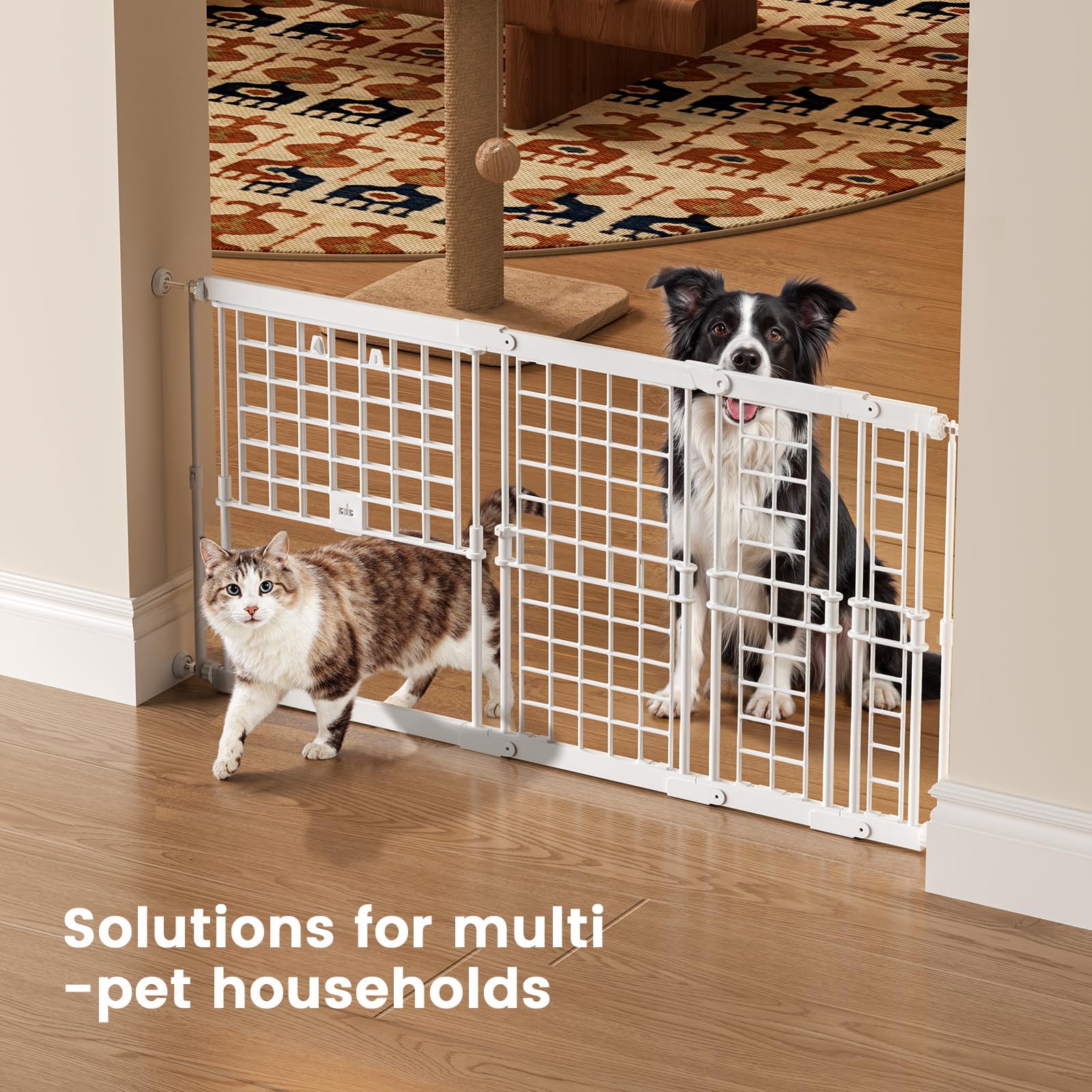 Fldofaves gate compact storage after removal simplifies travel and reconfiguration.