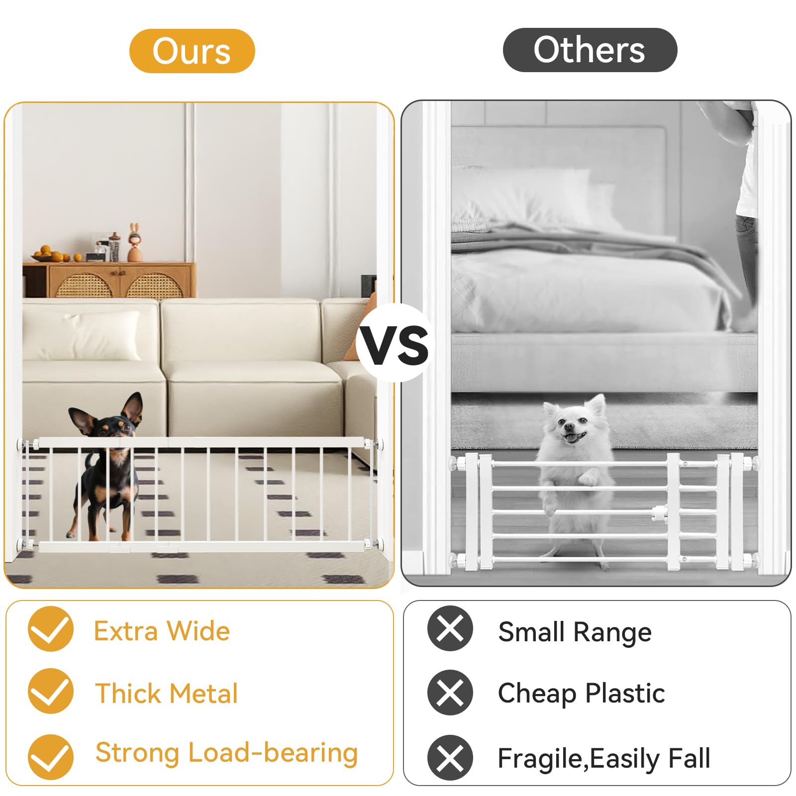 Fldofaves dog gate doorway hallway setup illustrates safe containment in busy homes.