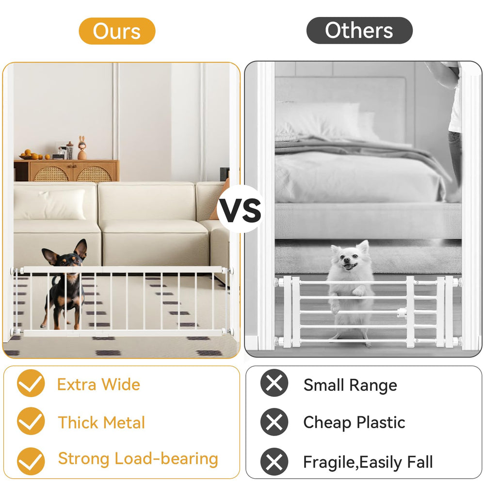 Fldofaves dog gate doorway hallway setup illustrates safe containment in busy homes.