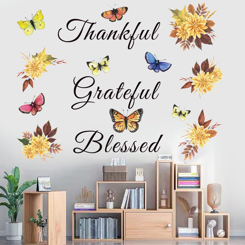 Flenlow removable wall decal quote for quick kitchen or dining space refresh