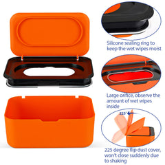 Flenpptly black dispenser shows capacity up to 80 wipes.