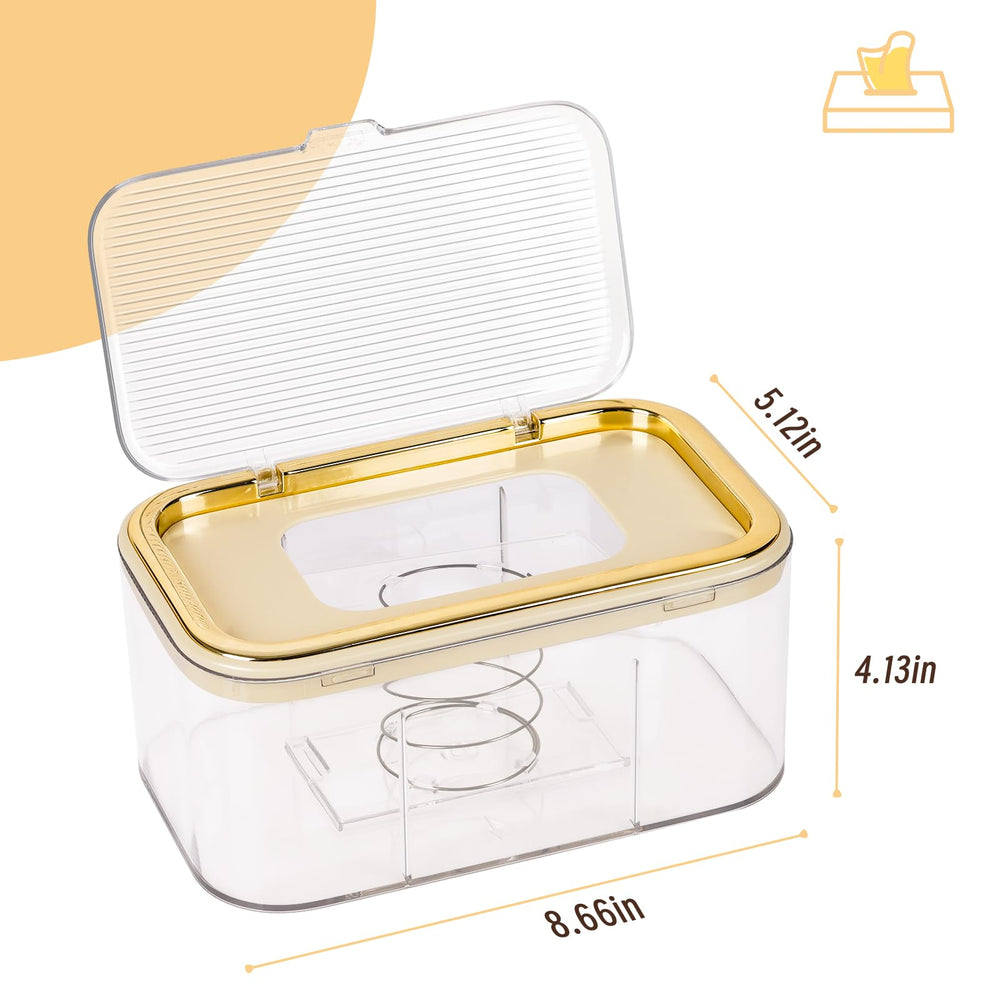 Flenpptly wipes dispenser large capacity holds about 100 wipes, fewer refills.