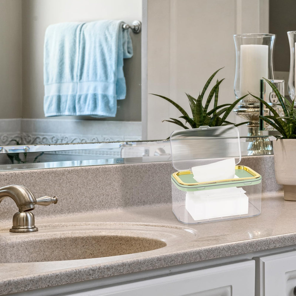 Flenpptly transparent body lets you see remaining wipes and plan fills.