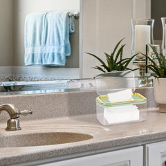 Flenpptly transparent body lets you see remaining wipes and plan fills.