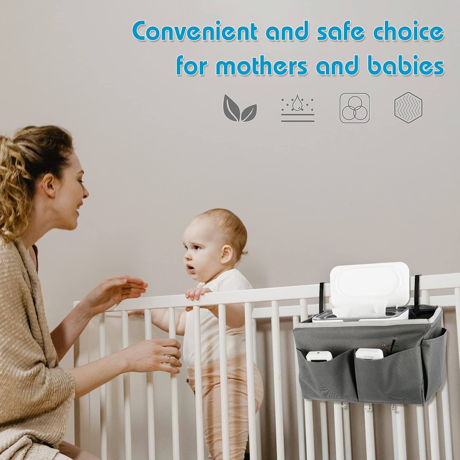 Flenpptly wipes dispenser 2-pack set ready for two rooms or spaces