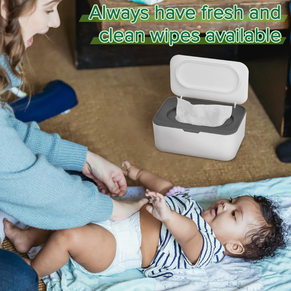 Flenpptly gray wide-mouth opening for quick wipes
