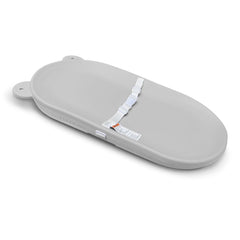 FLEUFAB waterproof changing pad folded for compact storage and transport.