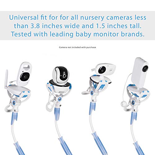 FlexxiCam bendable camera mount in use provides flexible viewing angles.