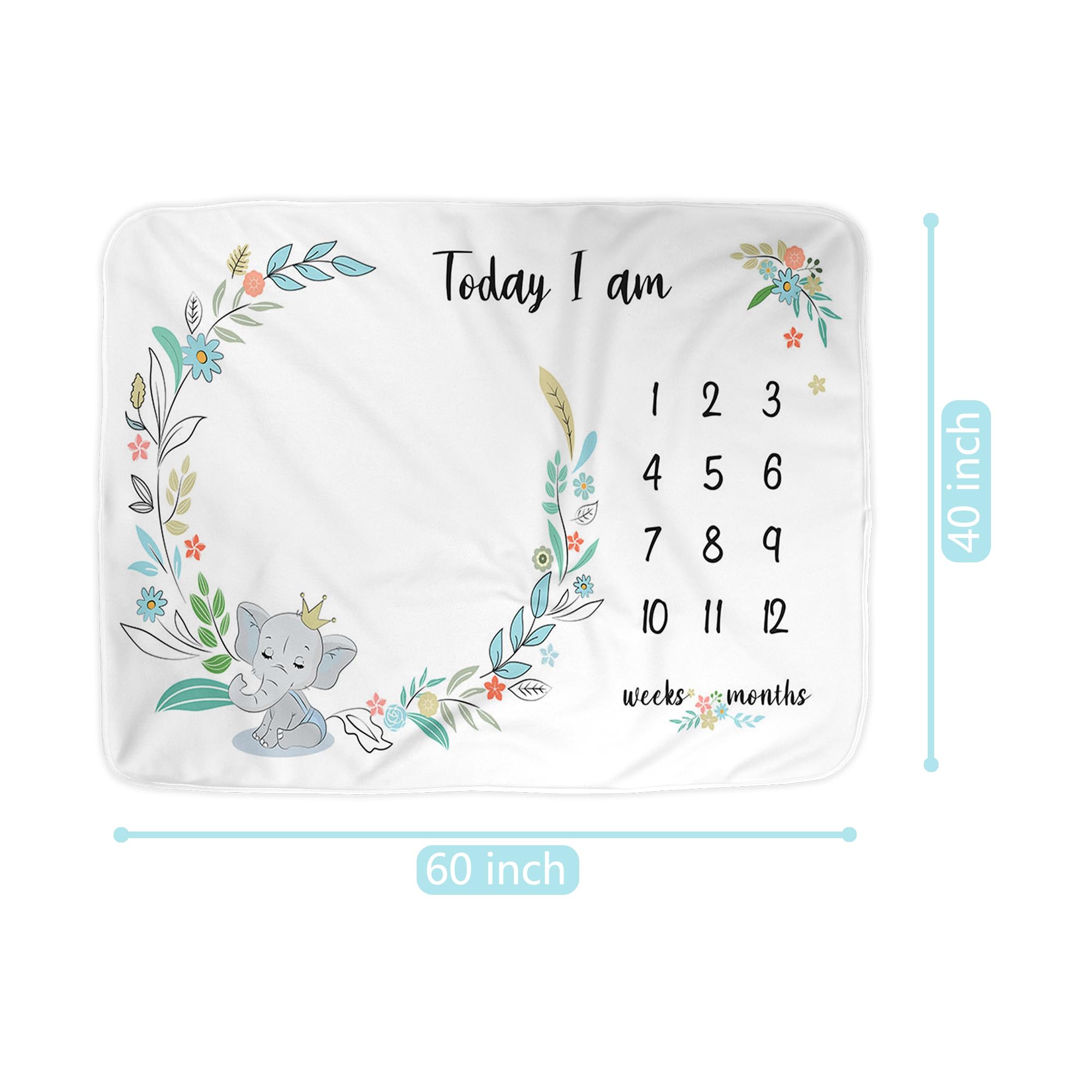 FLHRSM Soft flannel material feels gentle against baby's skin