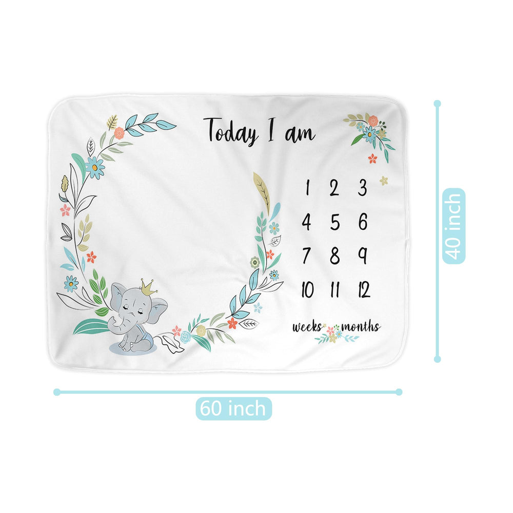 FLHRSM Soft flannel material feels gentle against baby's skin