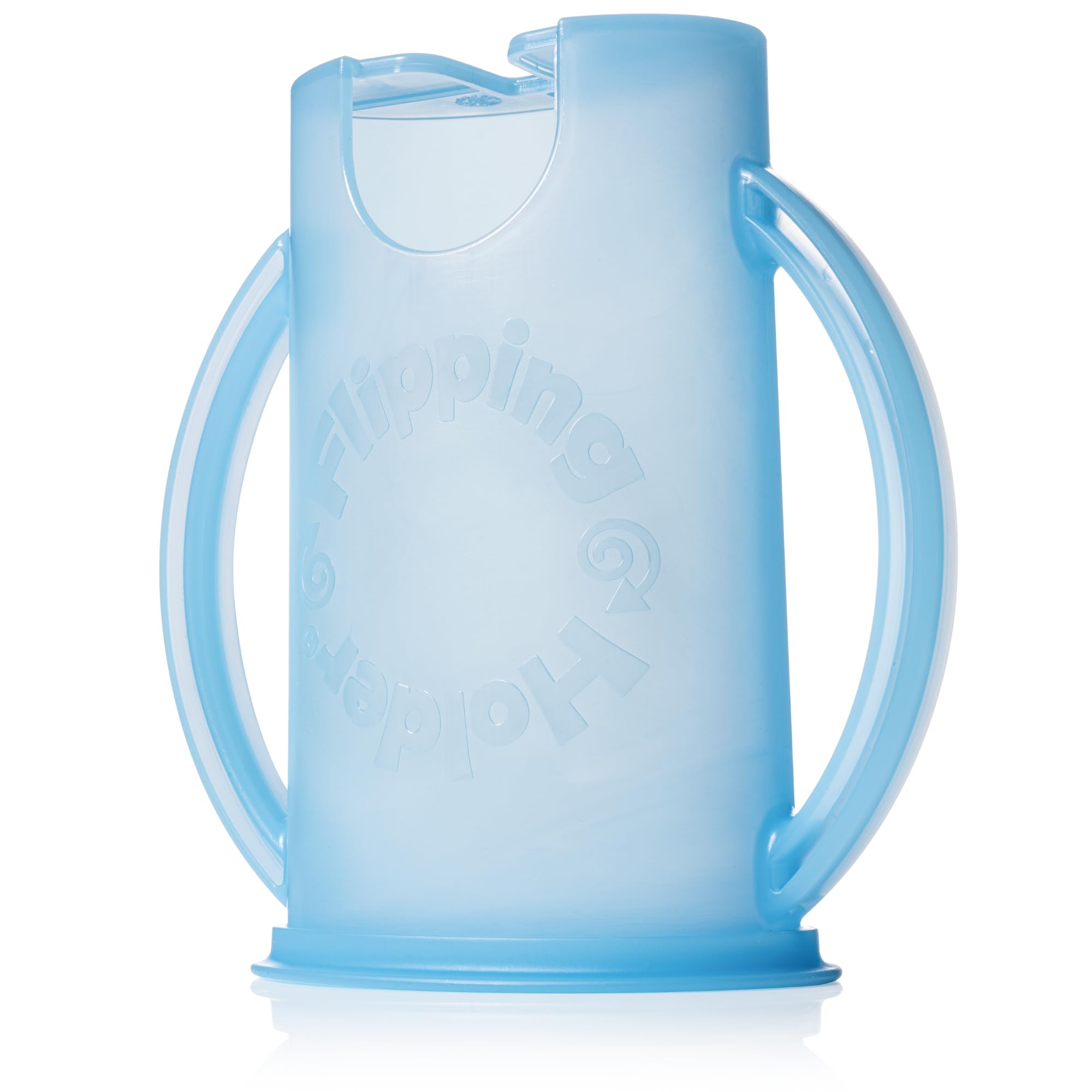 Flipping Holder reduces snack-time mess at home and on the go.