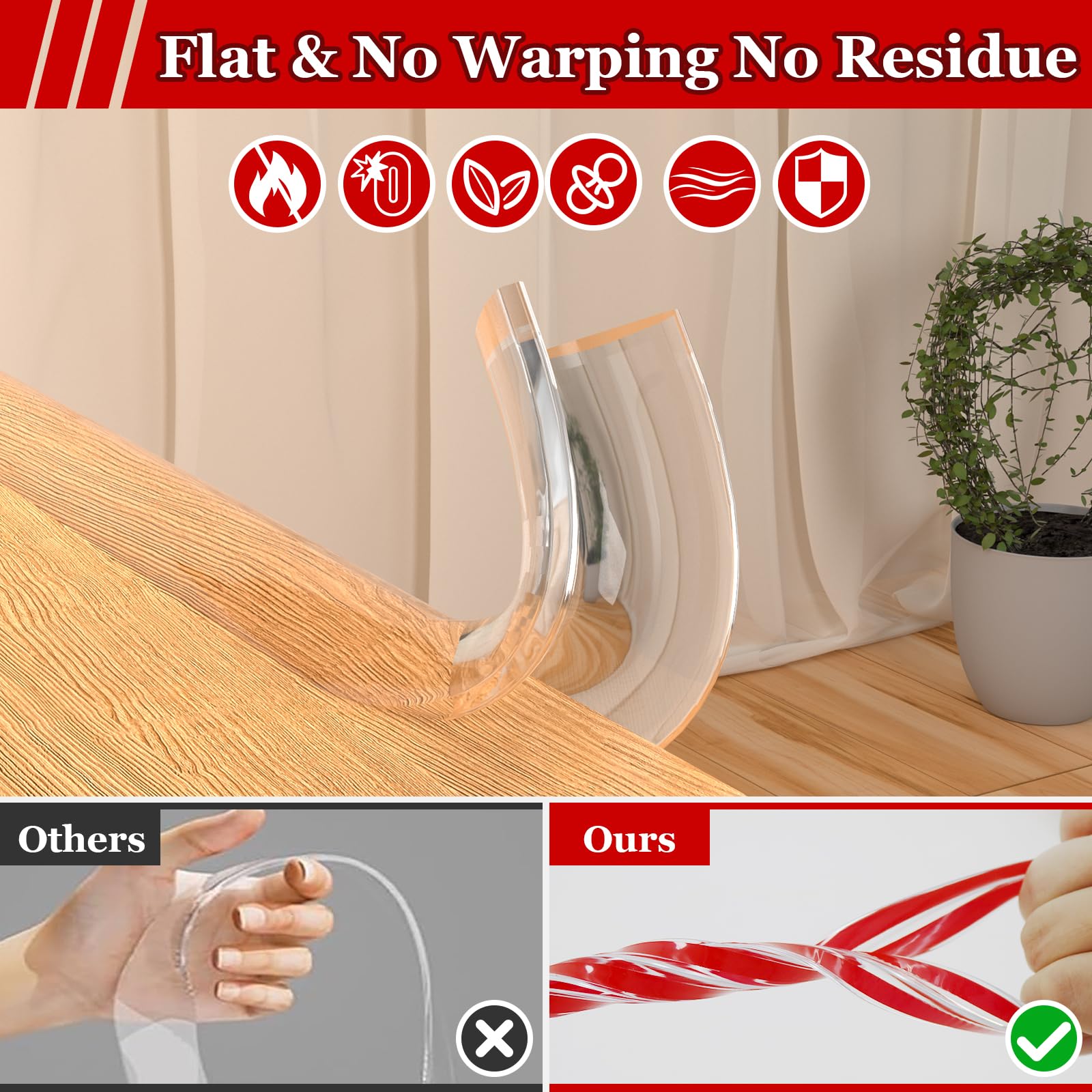Floatlive SureStop bite-resistant material highlighted in product closeup.