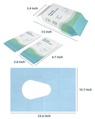 FLOGOSO 16x24-extra-large-seat-cover provides full-seat coverage for public restrooms.