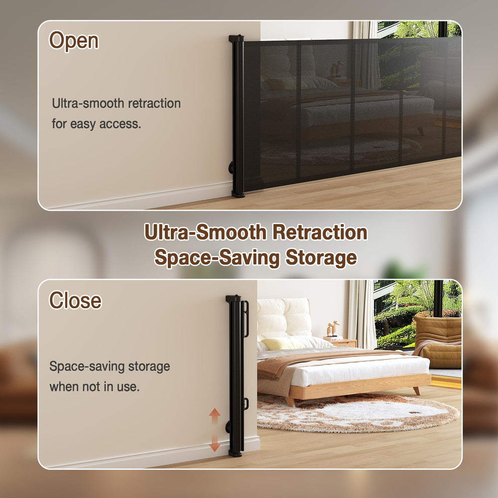 Floisdace outdoor patio use gate—weather-friendly indoor/outdoor safety
