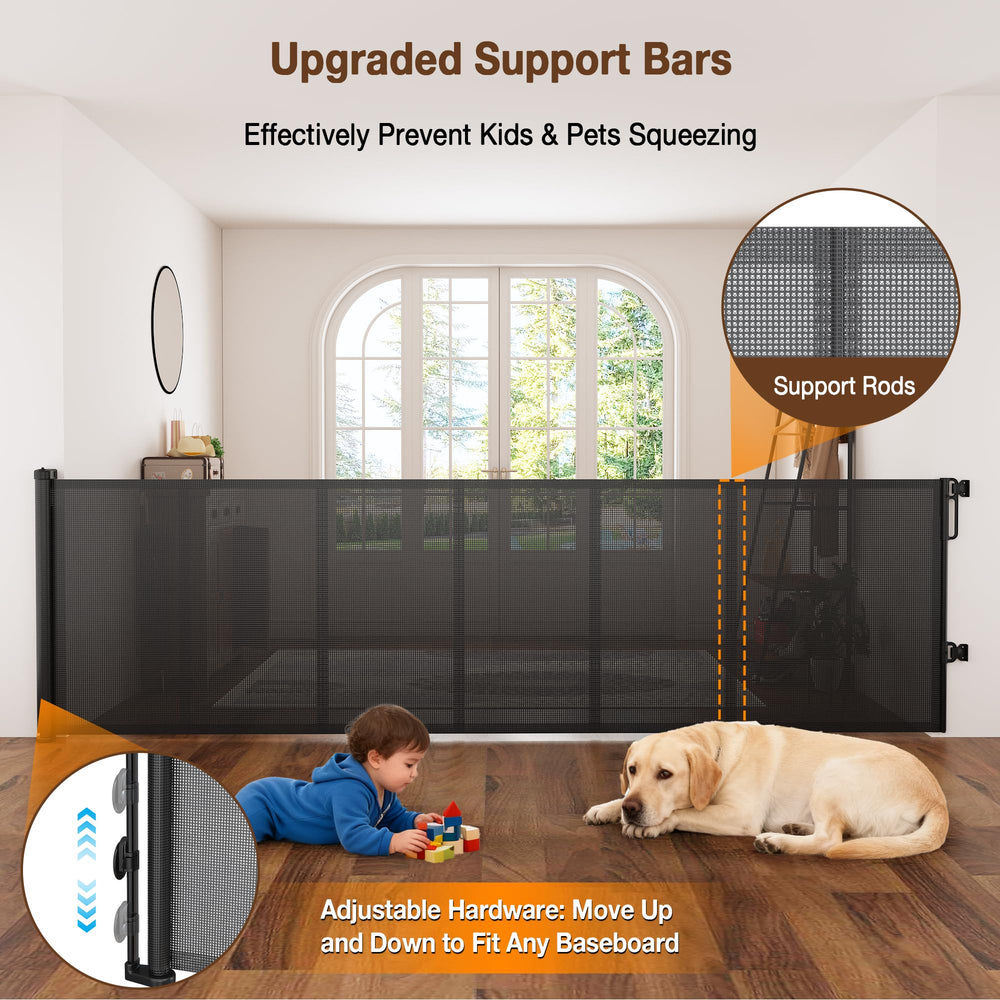 Floisdace reinforced 120in mesh closeup—non-toxic soft mesh protects kids