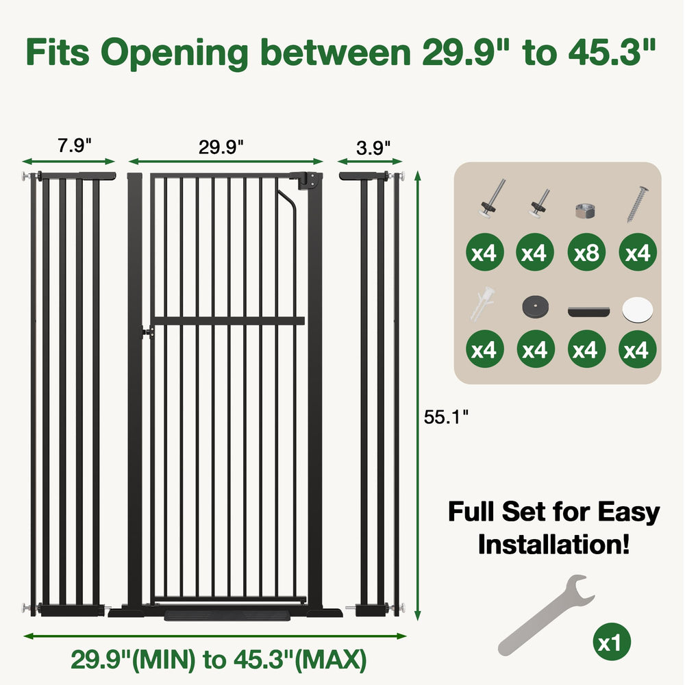 Floisdace wide-open doorway configuration demonstrates versatile placement.
