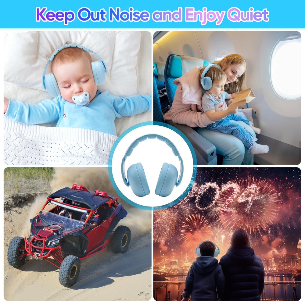 Floriogra travel-ready design helps keep little ears protected on the go.