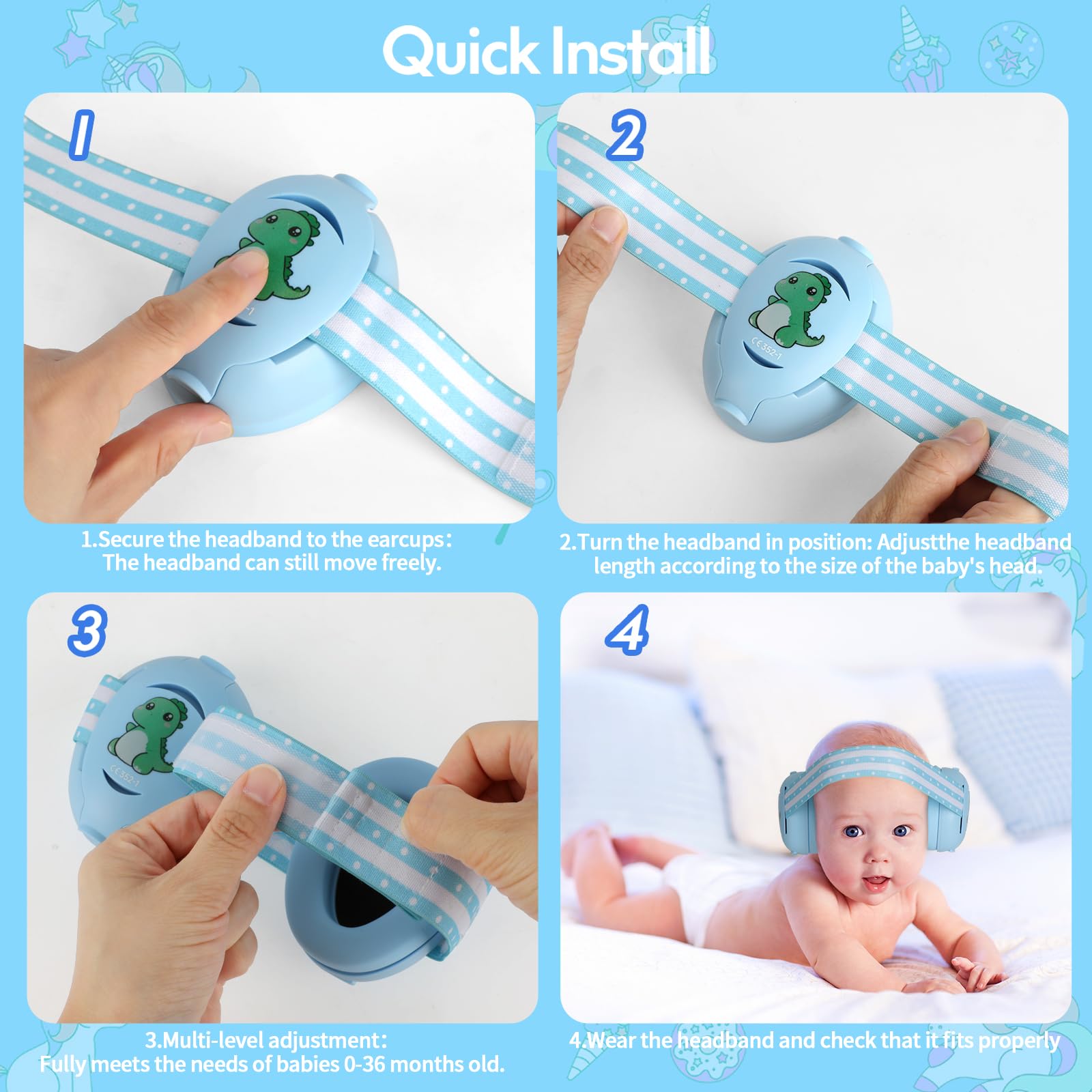 Floriogra travel-friendly earmuffs come with a compact storage pouch