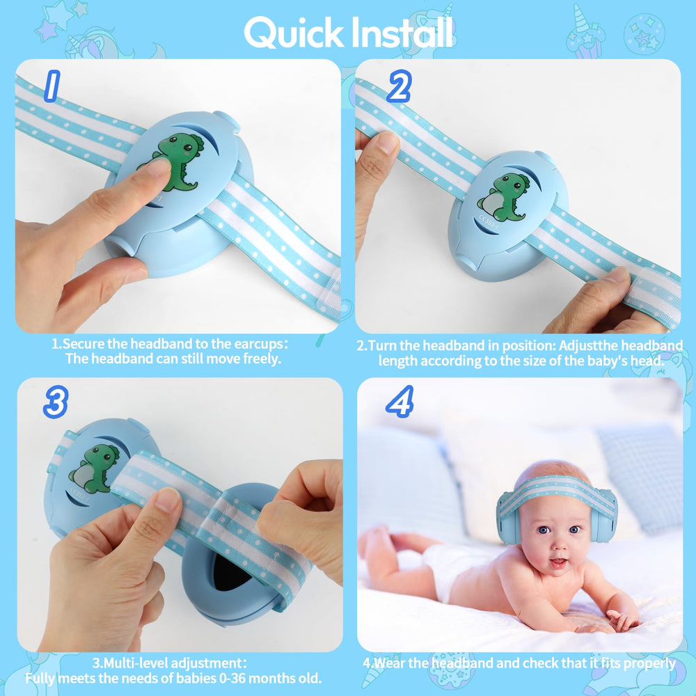 Floriogra travel-friendly earmuffs come with a compact storage pouch