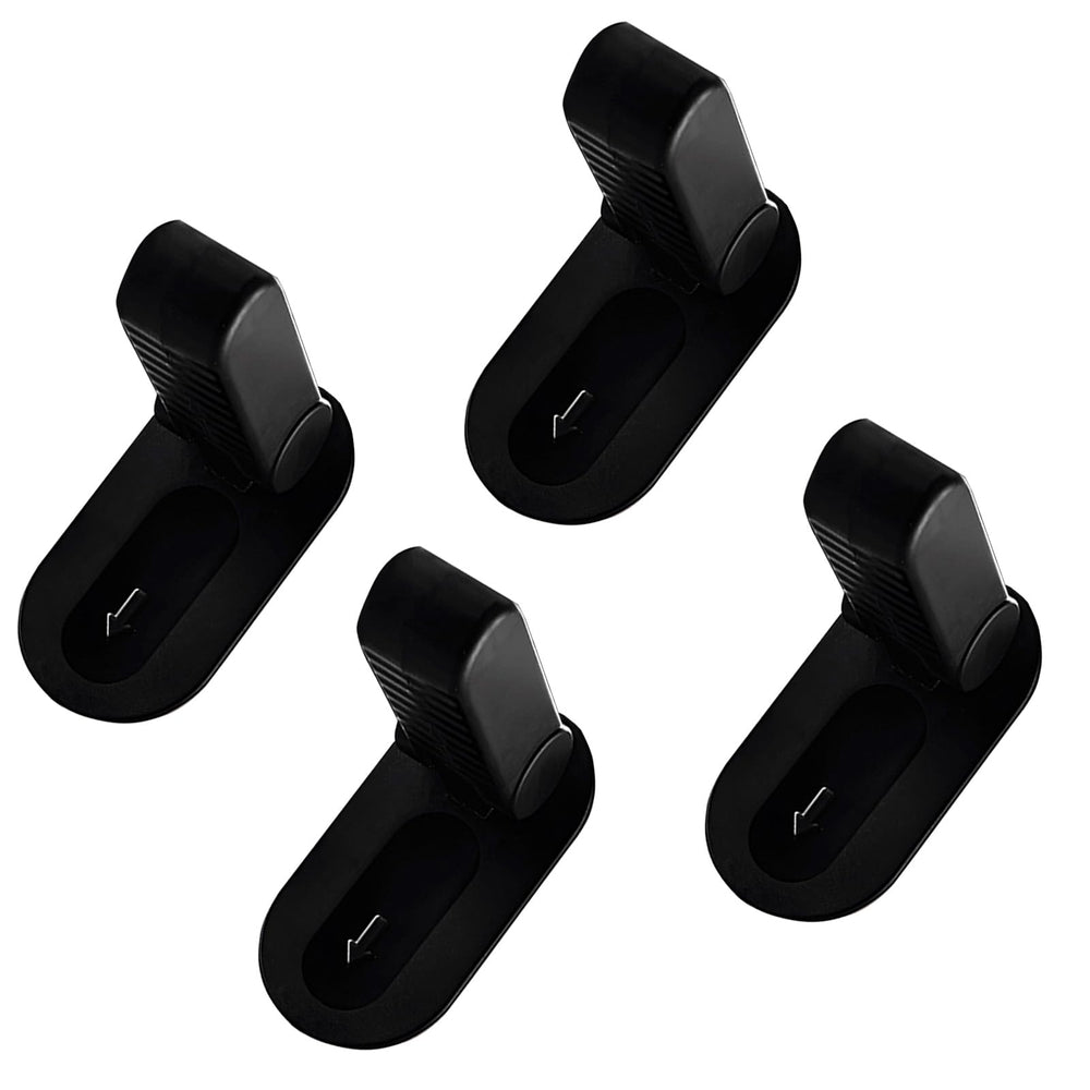 Flowden childproof door lever lock pack4, front view ready for installation