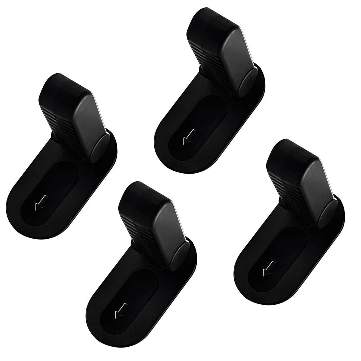 Flowden childproof door lever lock pack4, front view ready for installation