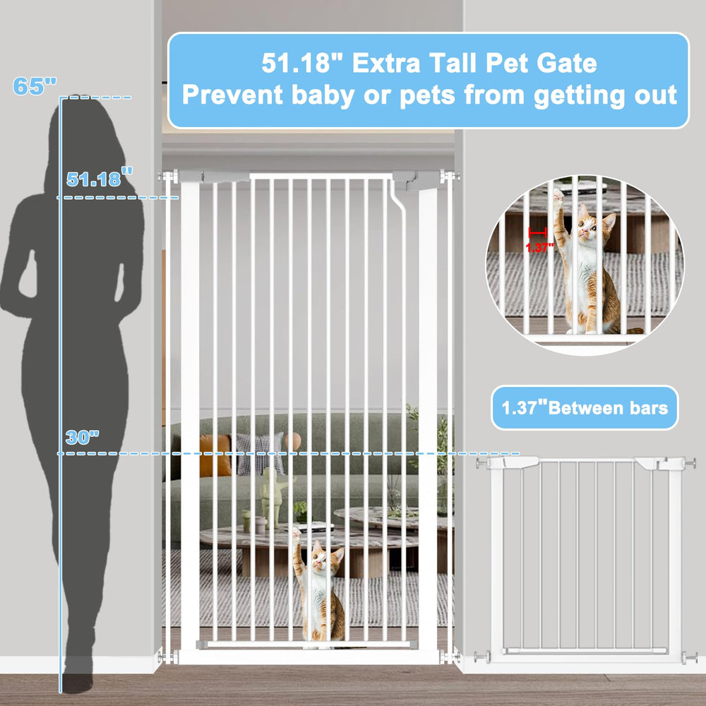 Flower Frail auto-close gate in action for convenient access
