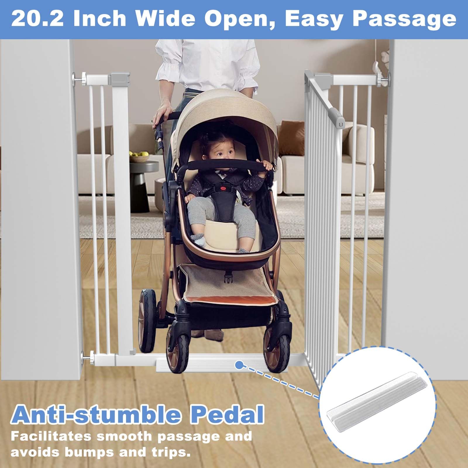 Flower Frail auto-close and auto-open features simplify daily come-and-go.