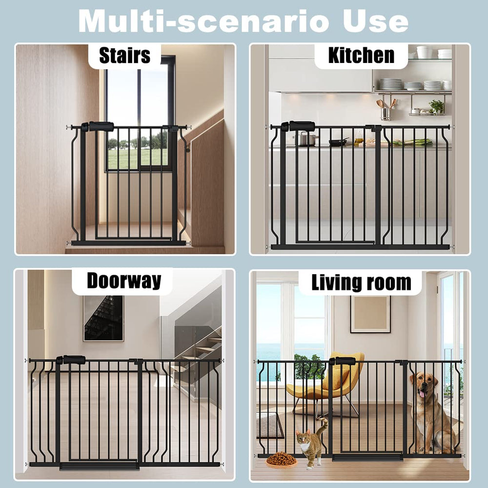 Flower Frail kid and pet gate supports busy households daily.
