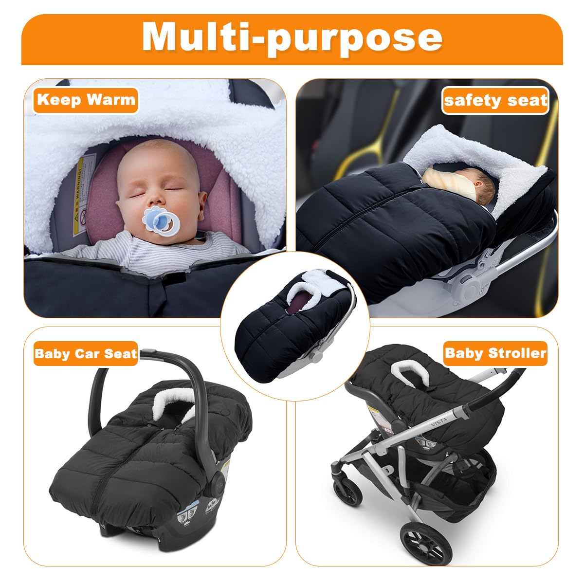 Flower Frail travel-friendly cover folds compactly for easy storage in bags.