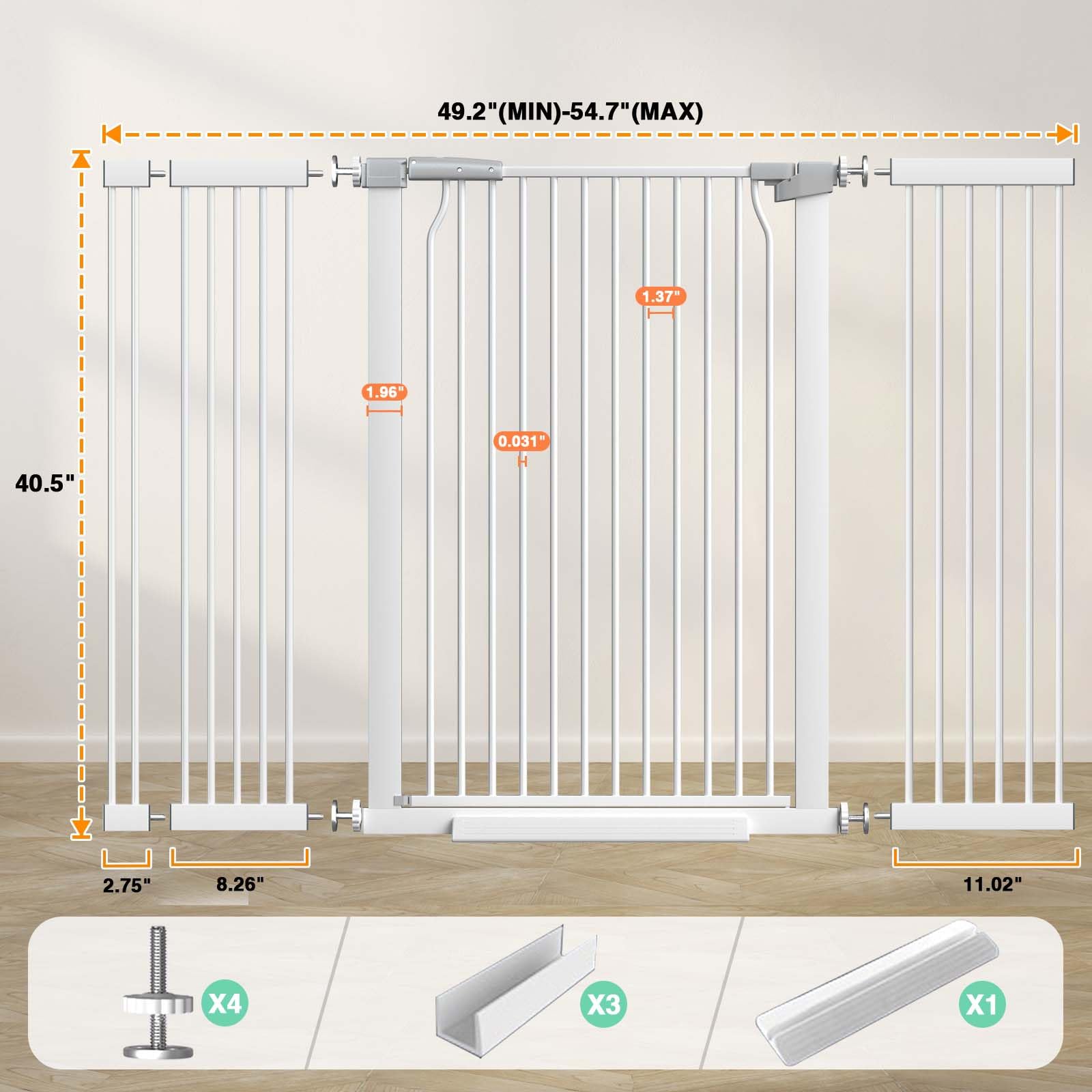 Flower Frail pressure-mounted design enables tool-free installation without wall damage.
